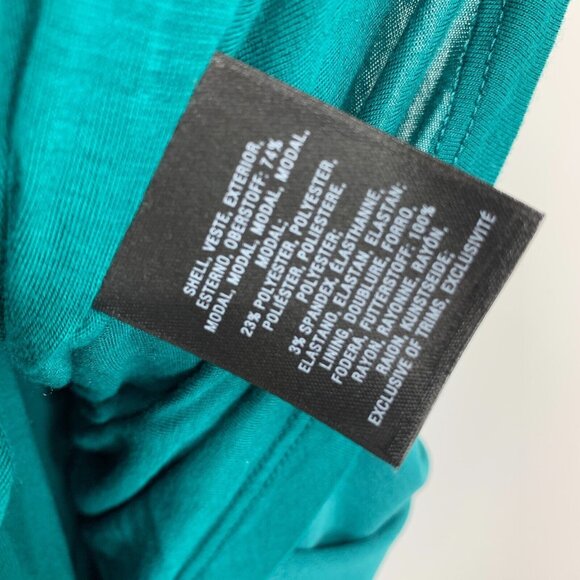 Anthropologie Maeve Dress Azores Teal Midi Modal Sleeveless - Picture 5 of 12